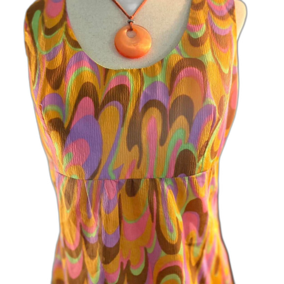 Vtg. Wibor Modelle 60's Shift Dress Size M - Picture 5 of 8